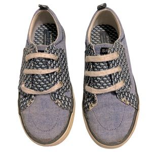 Little Kids Sperry x vineyard vines Chambray Seaside Slip On